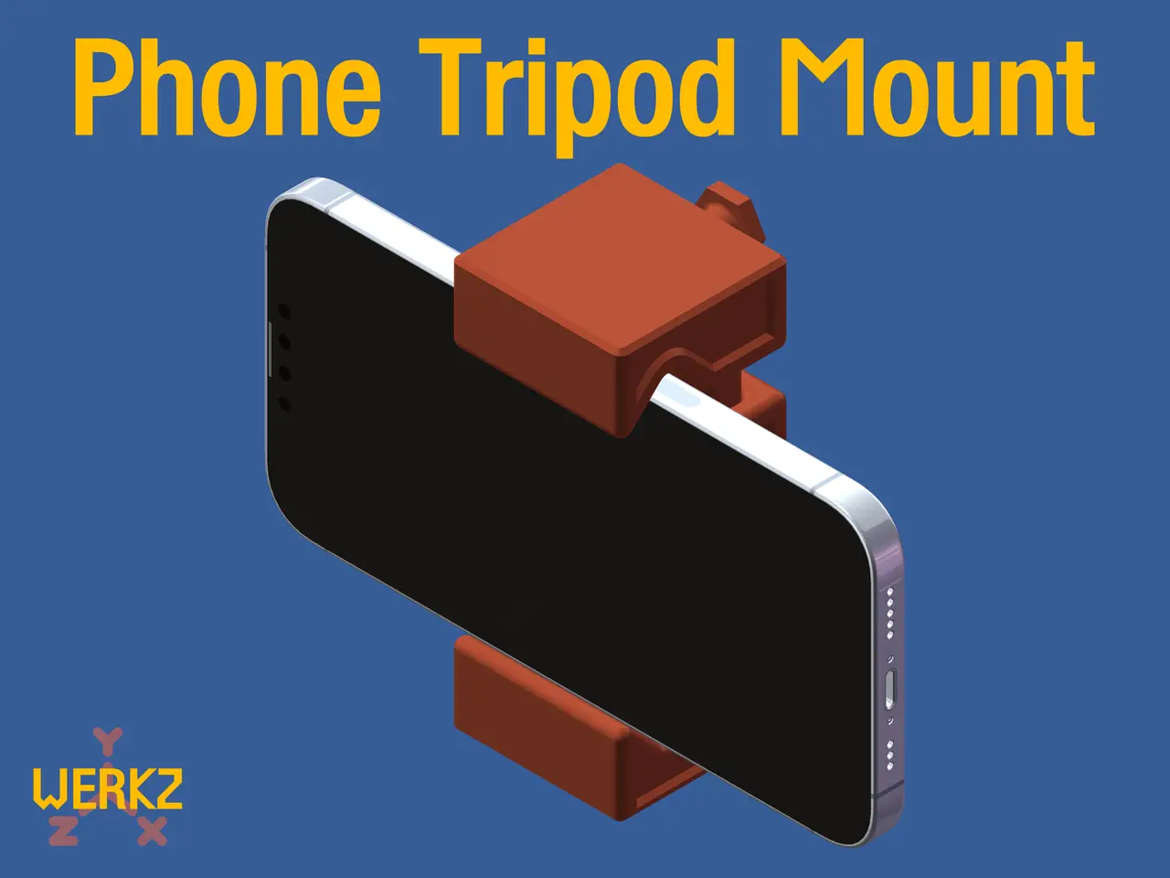 Phone Tripod Mount — modelo 3D