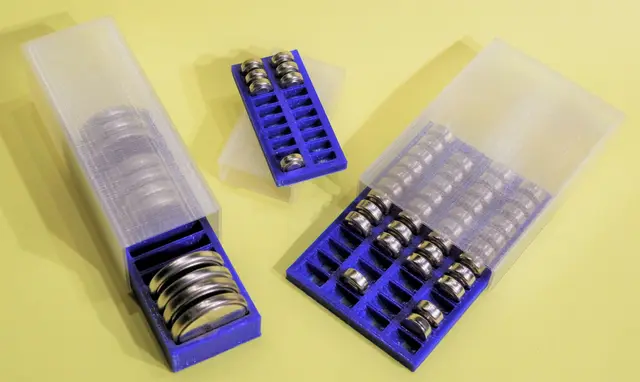 Small-Battery Cases (Parametric) — modelo 3D