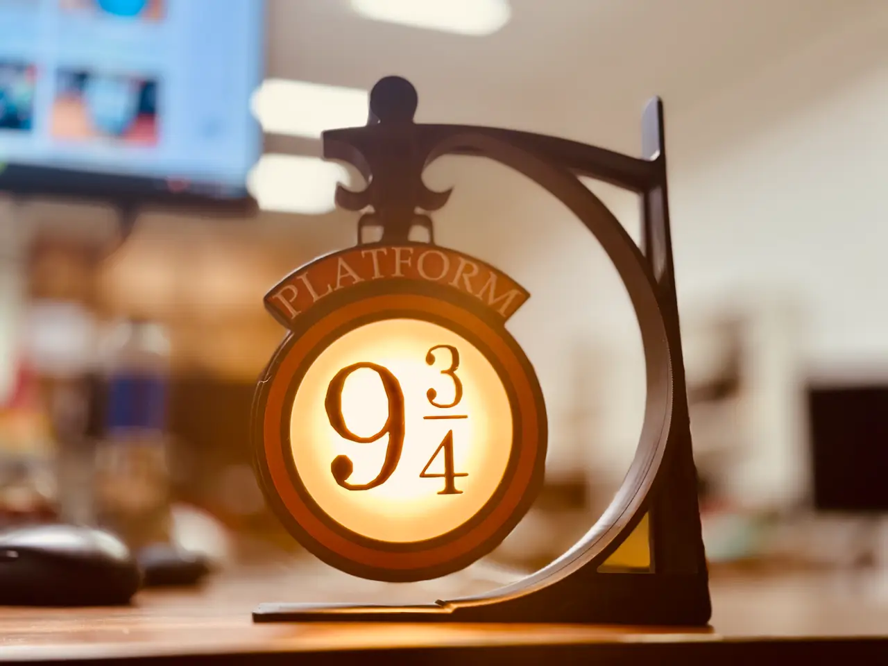 Harry Potter Platform 9 3/4 Lamp \Nightlamp — modelo 3D