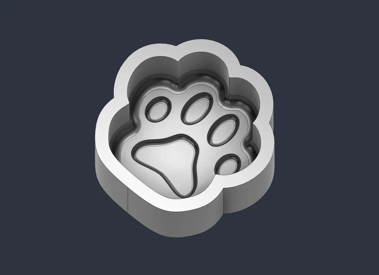 Cat's Paw Mold — modelo 3D