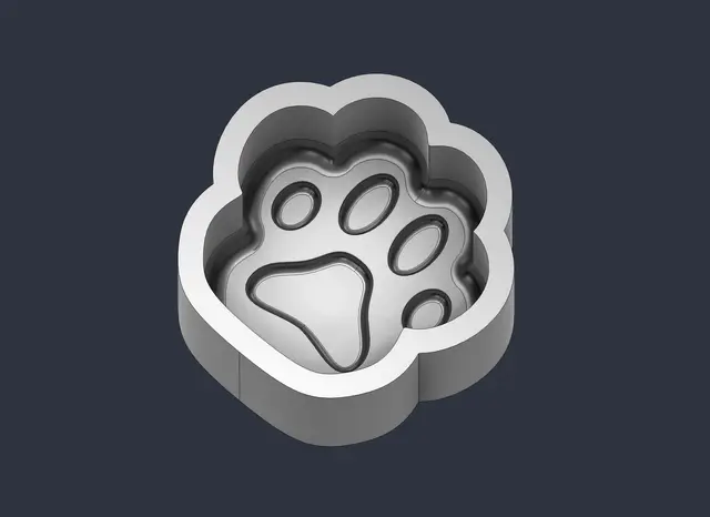 Cat's Paw Mold — modelo 3D