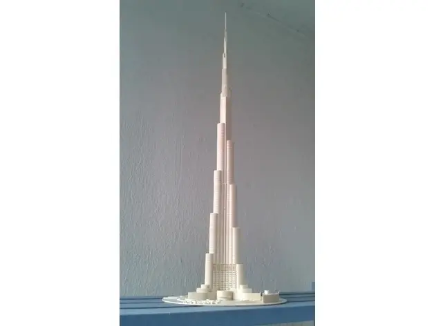 Burj Khalifa — modelo 3D