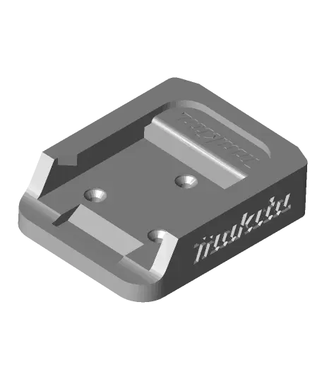 Support Battery Makita 18v logo.stl — modelo 3D