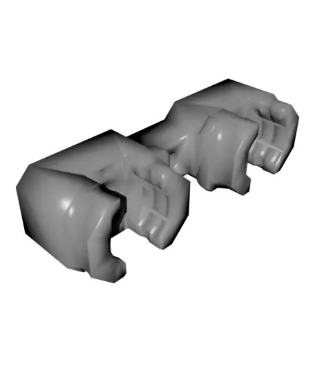 12.5 mm - Quad Offset Snaps (DS Part A) — modelo 3D
