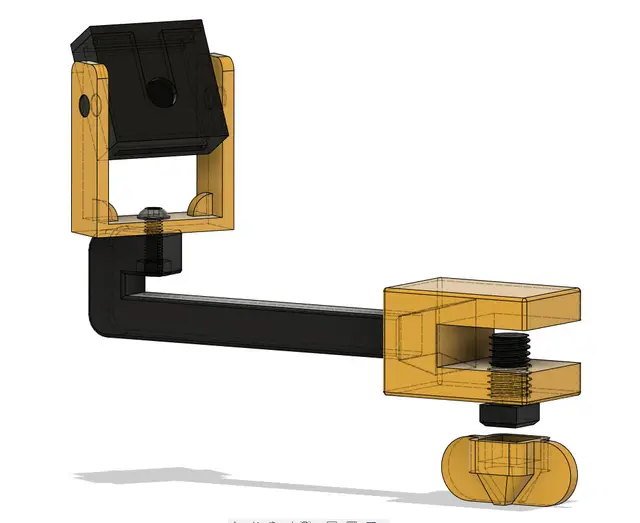 PiCam Print Bed Mount — modelo 3D
