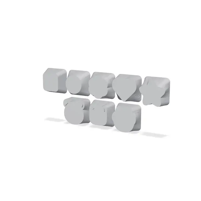 Breast Cancer Awareness Keycaps | Print-in-place | Support-free — modelo 3D