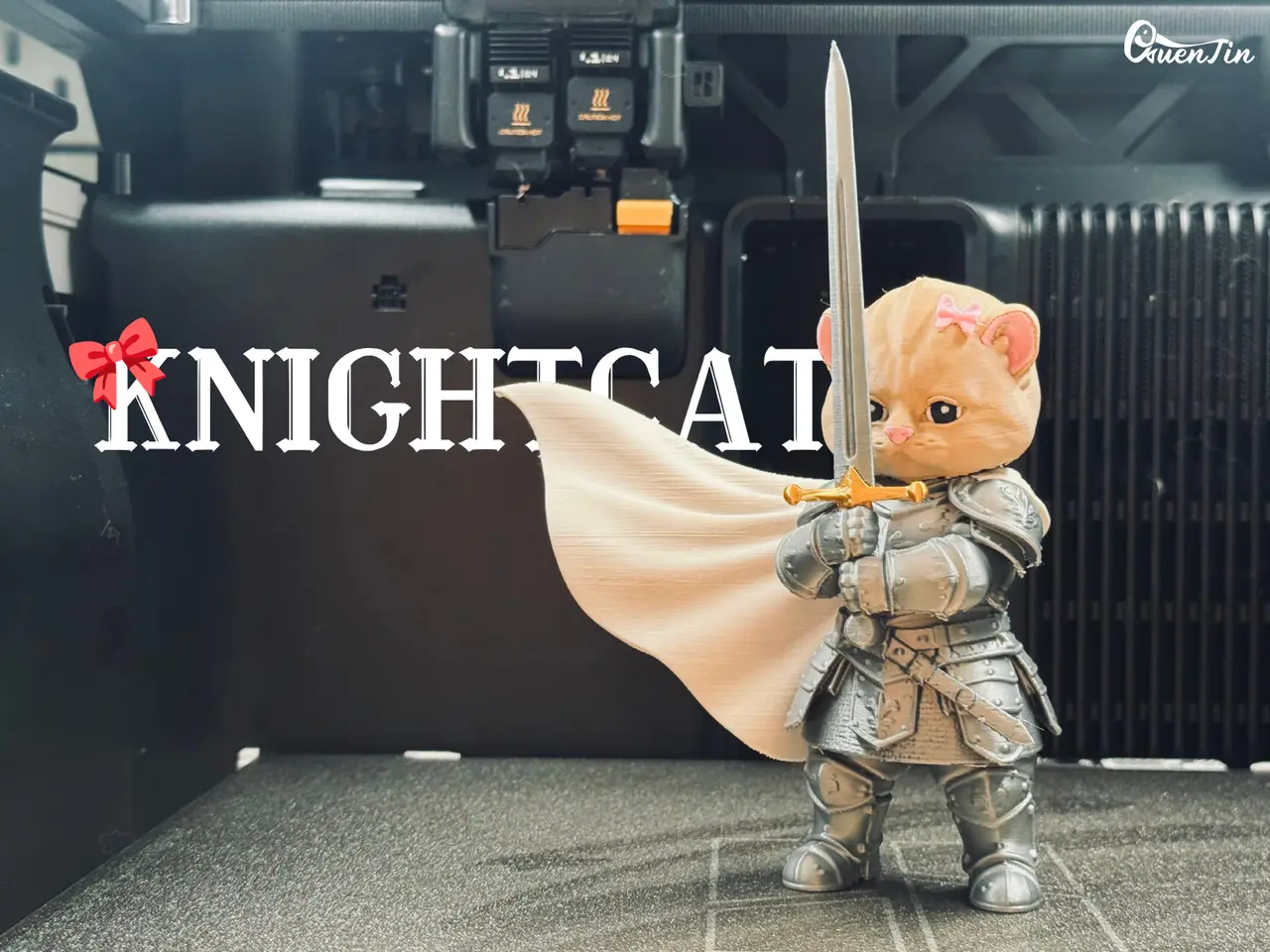 「趣玩」小猫骑士 KNIGHTCAT 摆件 — modelo 3D