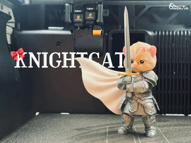 「趣玩」小猫骑士 KNIGHTCAT 摆件 — modelo 3D