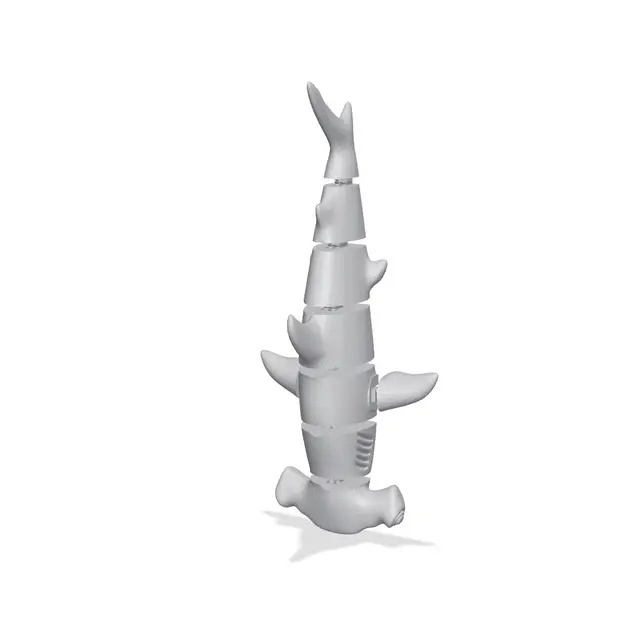Flexi Transforming Hammerhead Shark — modelo 3D