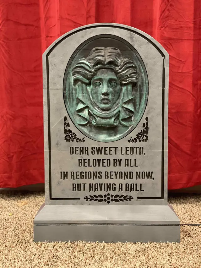 Madame Leota Headstone — modelo 3D