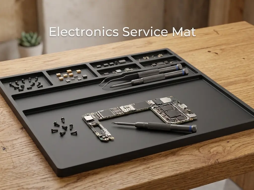 Modular Desk Repair Mat & Electronics Organizer — modelo 3D