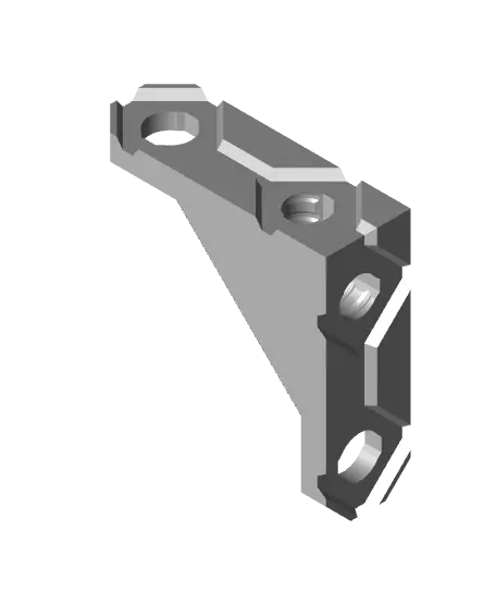 Type 4, Small Thread Holes, 2x2 Inside Bracket — modelo 3D