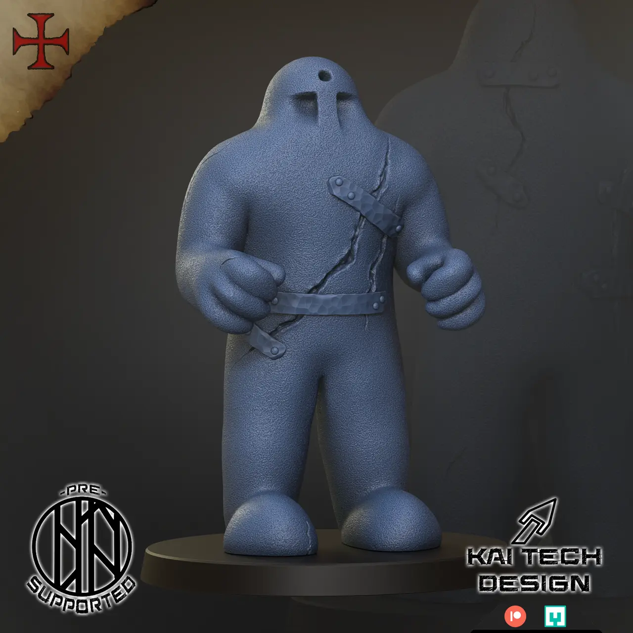 Jewish Golem, protector — modelo 3D