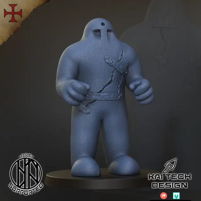 Jewish Golem, protector — modelo 3D