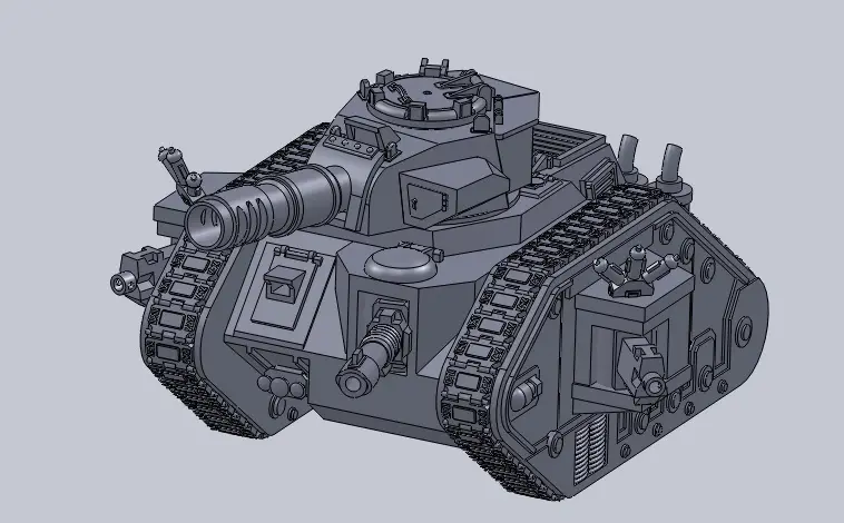 Imperial Army Main Battle Tank — modelo 3D