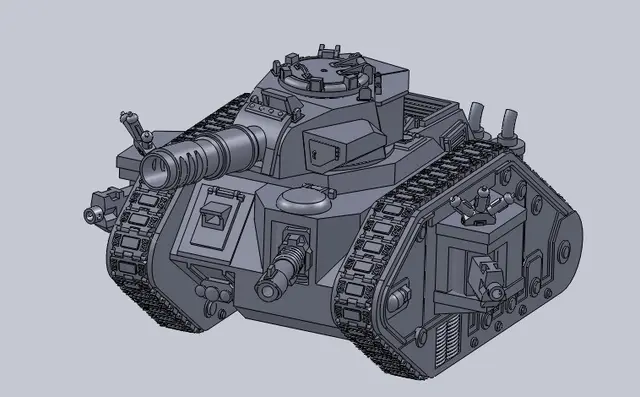 Imperial Army Main Battle Tank — modelo 3D