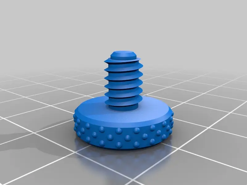 Knurled 1/4-20 Camera Mount Screw — modelo 3D