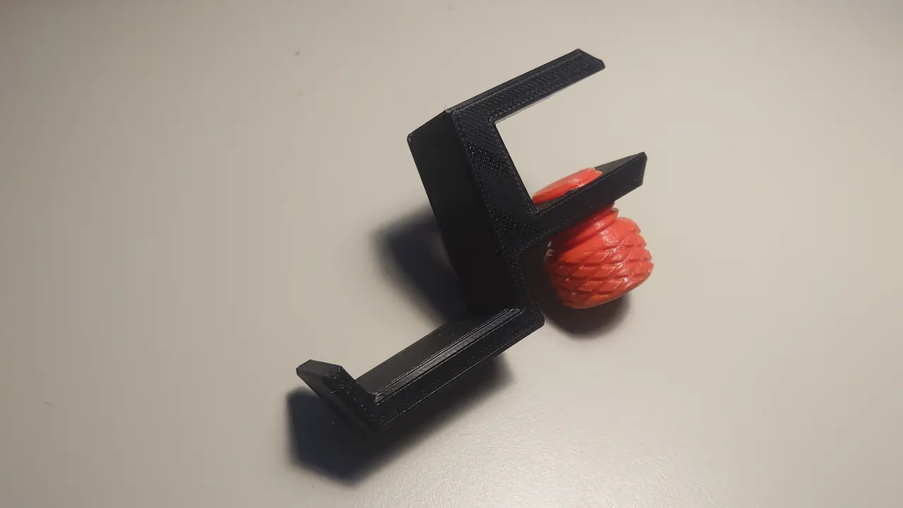 Desk Headphones Hook [Easy to Print] [Multiple Variants] / Clamp / Holder / Hanger — modelo 3D
