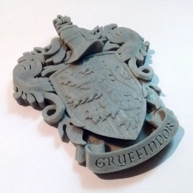 Gryffindor Coat of Arms Wall/Desk Display - Harry Potter — modelo 3D