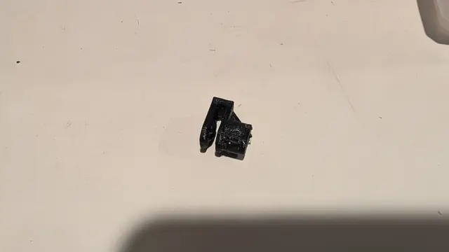 R53 Mini Cooper Blue Clip (dash panel clip) — modelo 3D