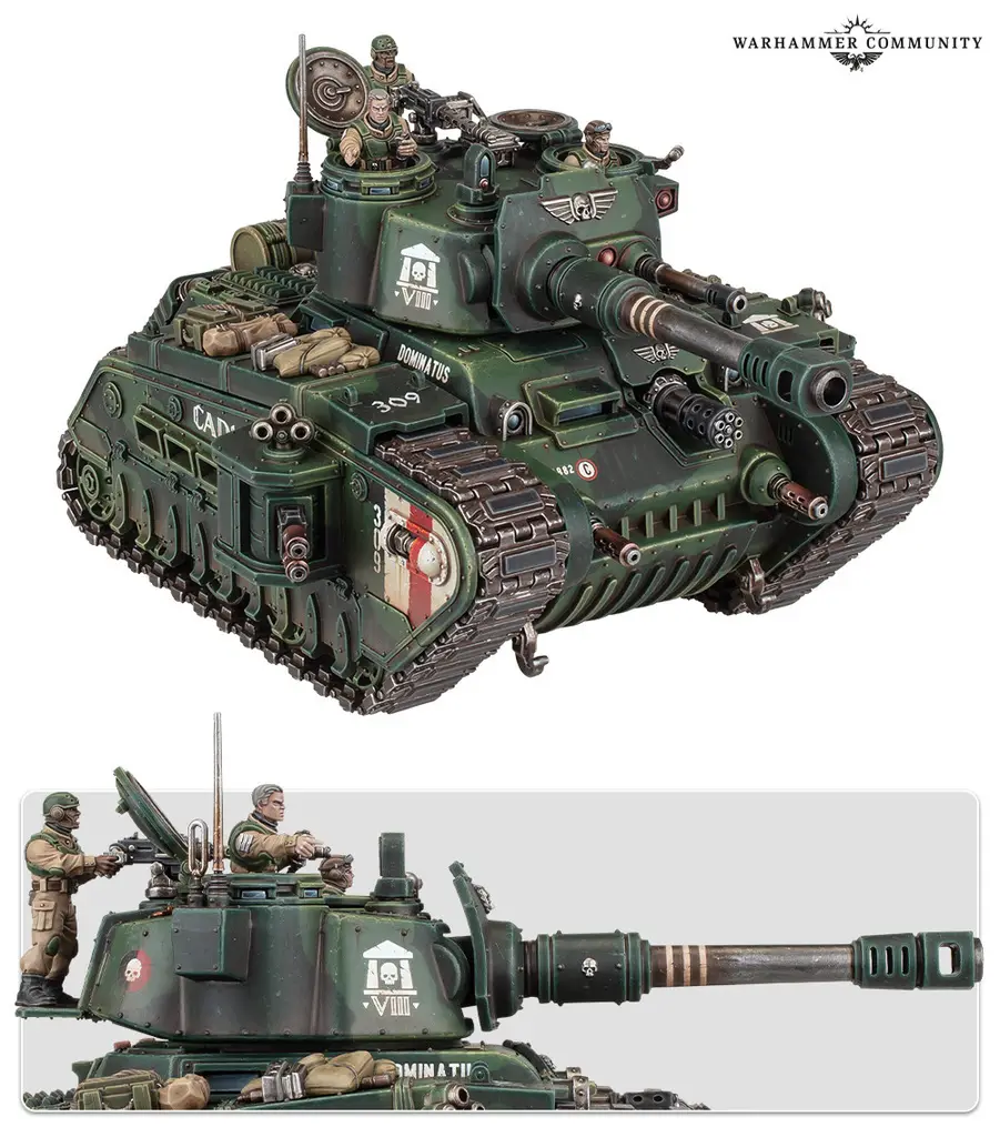 Rogal Dorn Tank Imperial Guard Astra Militarum Full Hull — modelo 3D