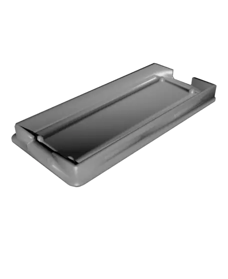 Raspberry Pi Pico snap-together case with slot for 6-wire ribbon cable — modelo 3D