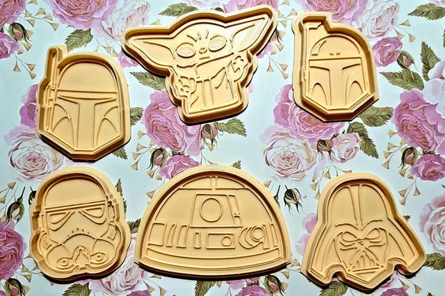 Star Wars - cookie cutter set — modelo 3D