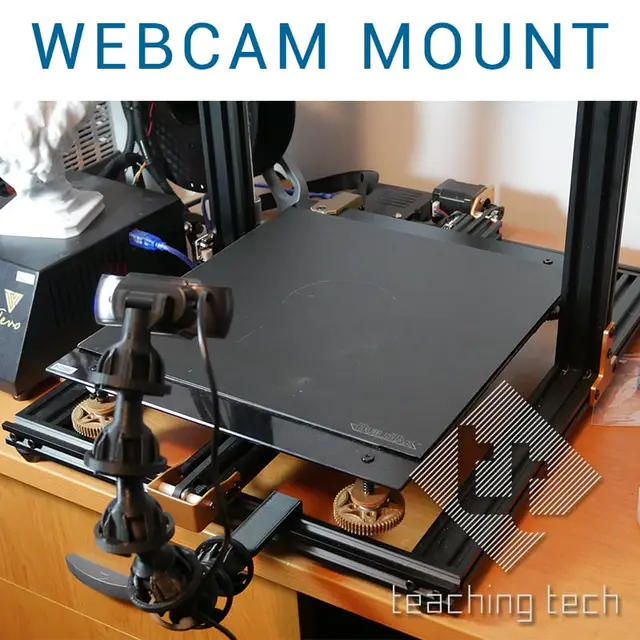 Flexible webcam mount for Octolapse — modelo 3D