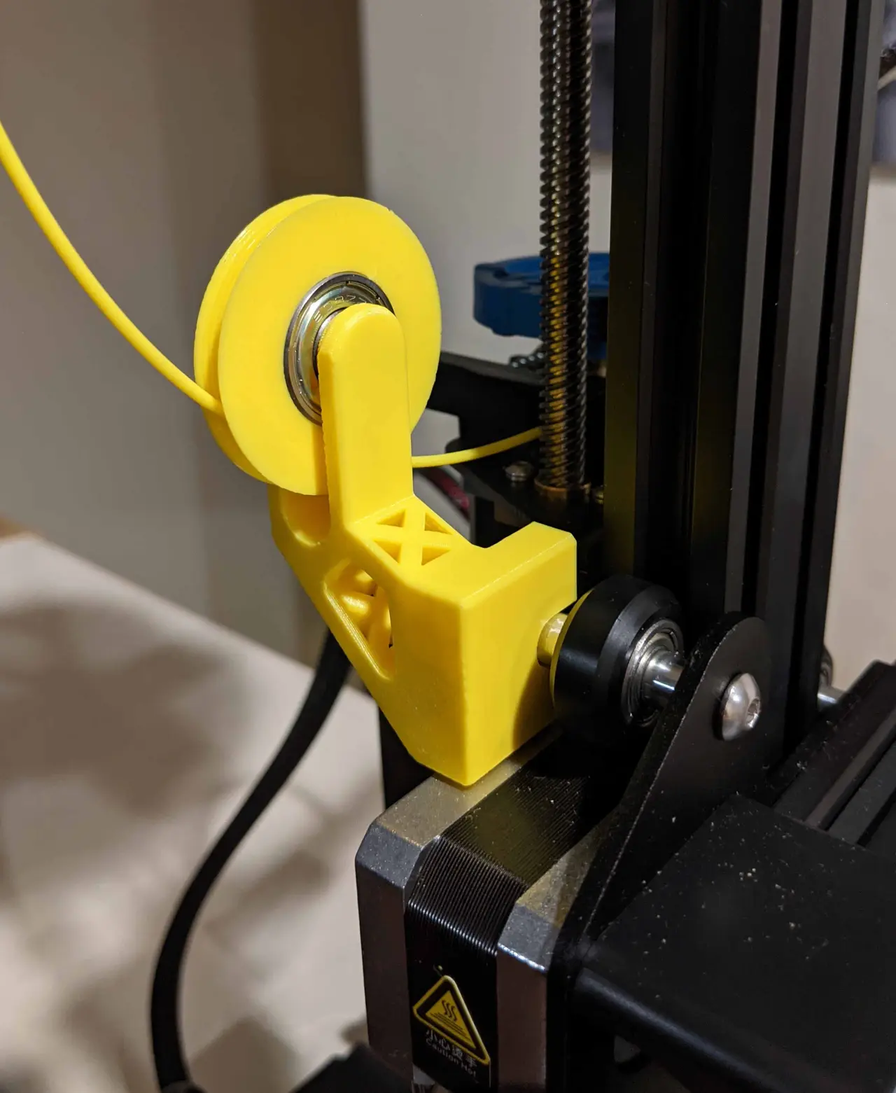 Ender 3 and 3 V2 Filament Guide - GO BIG - No Screws - No Supports — modelo 3D