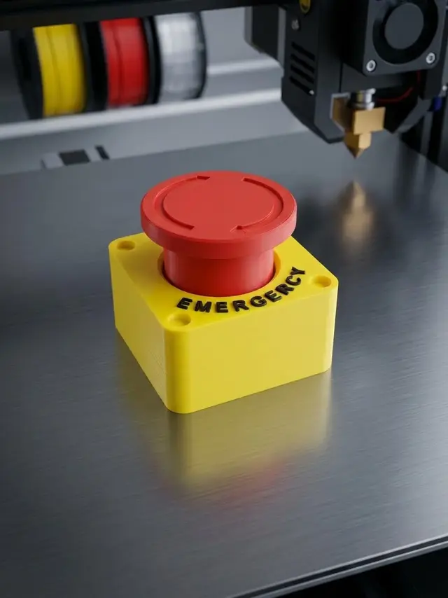 Shroom Stress Button — modelo 3D