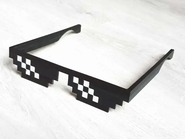 Thug Life Glasses - Dual Color — modelo 3D