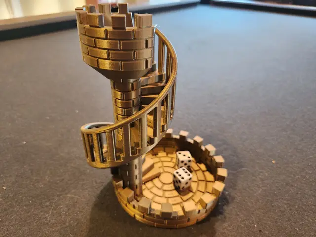 Dice Tower Castle Stairs — modelo 3D
