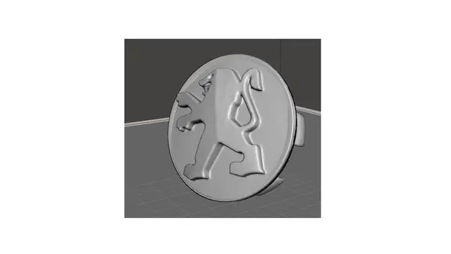 PEUGEOT 206 WHEEL CENTER CAP PEUGEOUT 206 JANT GÖBEĞİ — modelo 3D