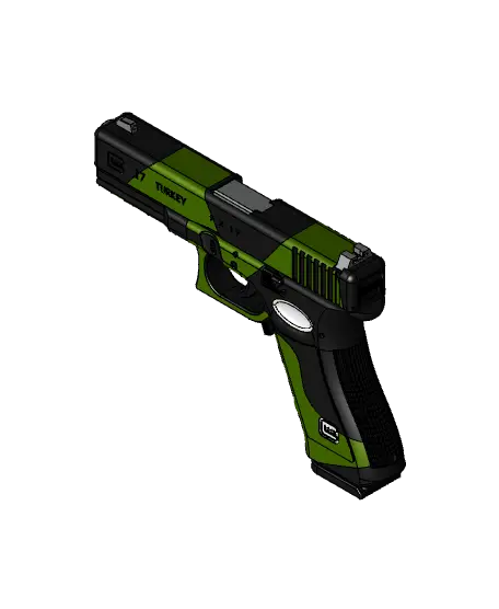 Glock 17 — modelo 3D