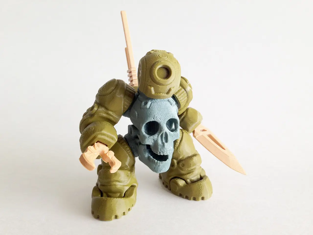 SkullBot 001 - via 3DKToys — modelo 3D