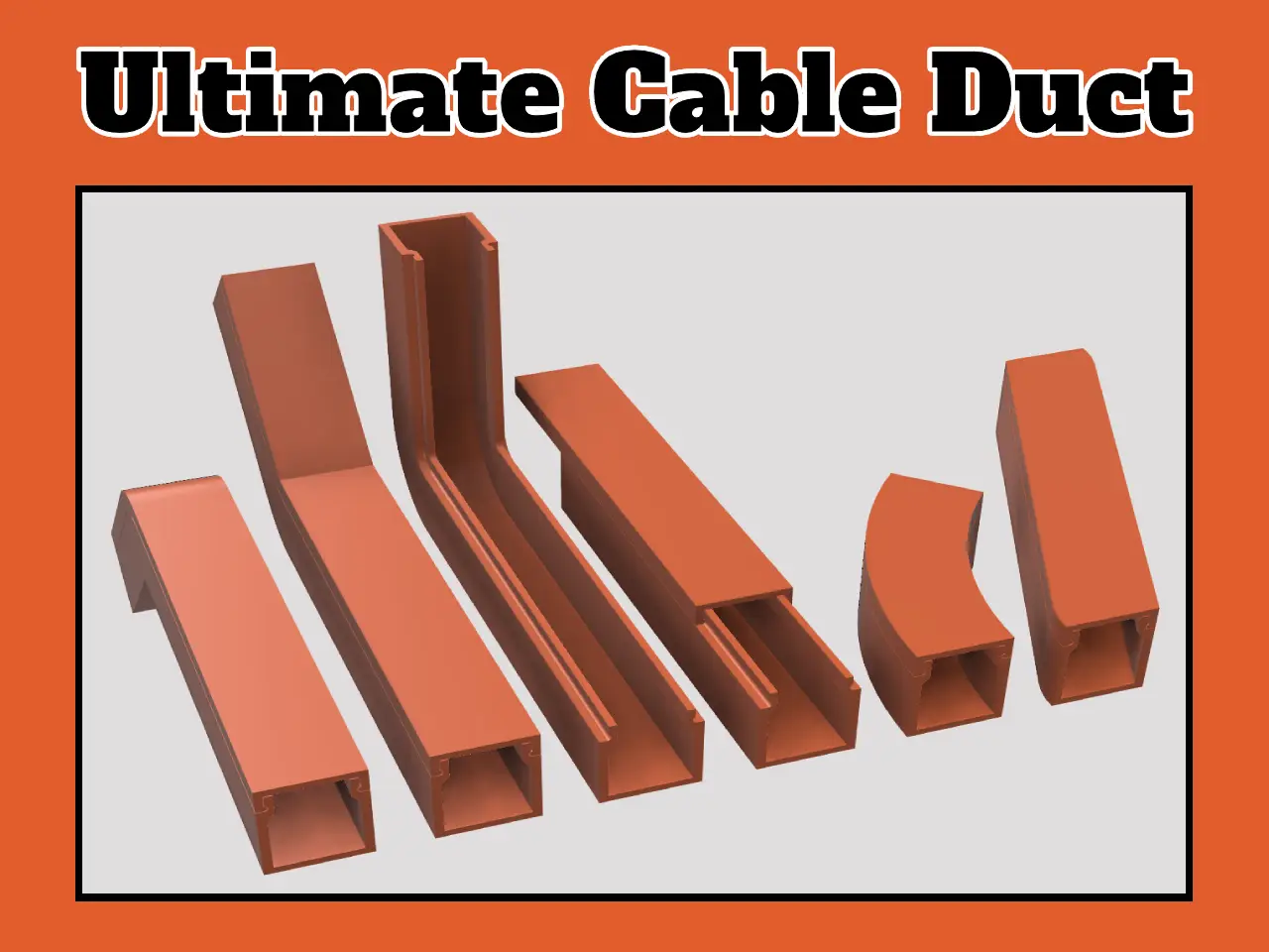 Cable Duct Parametric — modelo 3D