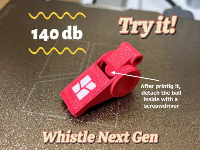 Whistle Next Gen - Alert Emergency Sport — modelo 3D