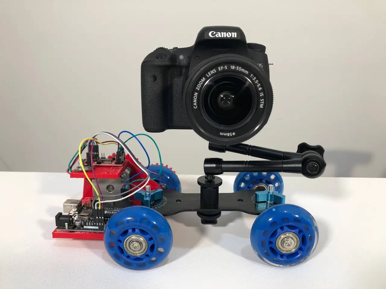 DIY Motorized and Remote Controlled UNO DSL Dolly — modelo 3D
