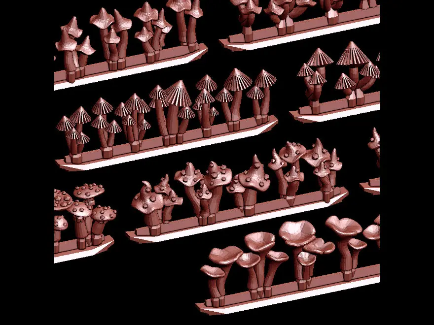 Mushroom Collection — modelo 3D
