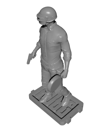 Playerunknown's Battlegrounds Figure — modelo 3D
