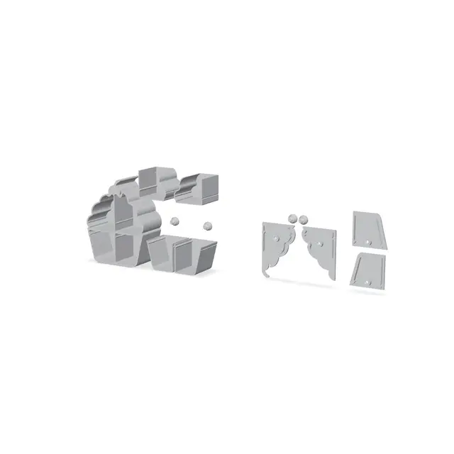 Cupcake drawers — modelo 3D