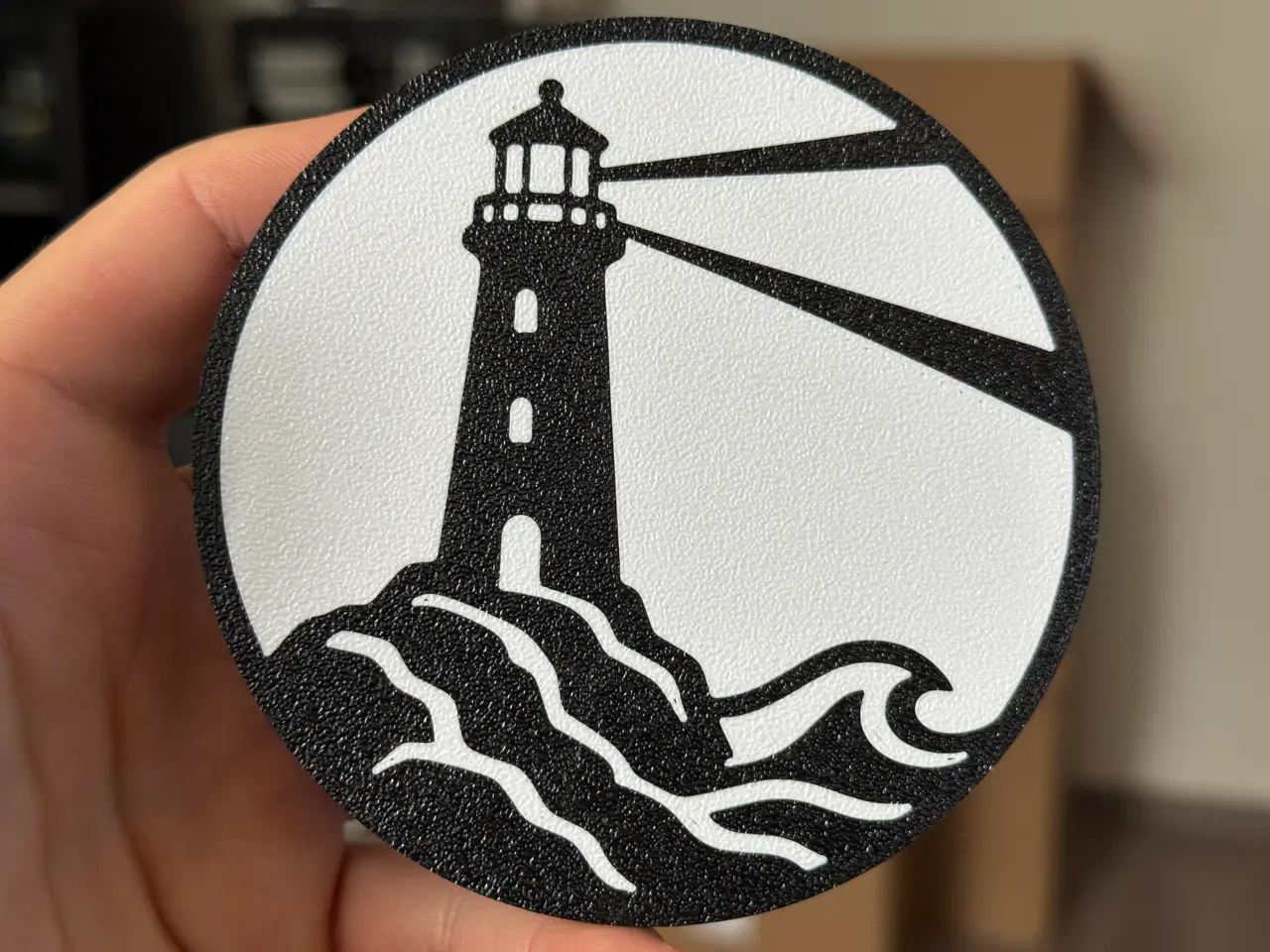Lighthouse Ocean Wave coaster — modelo 3D
