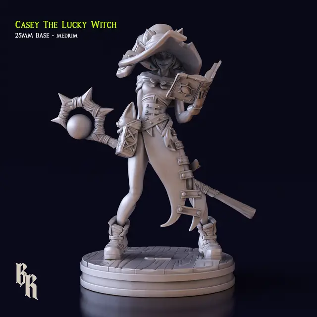 Casey The Lucky Witch — modelo 3D