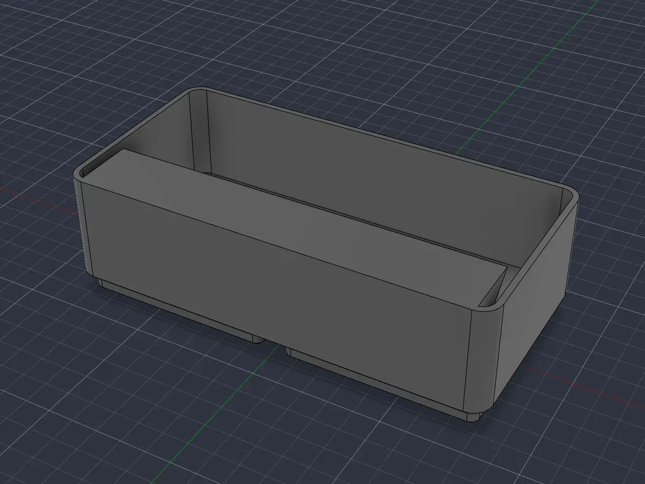Gridfinity Rectangular Bin - Extended Modular Storage Container for Tools & Accessories — modelo 3D