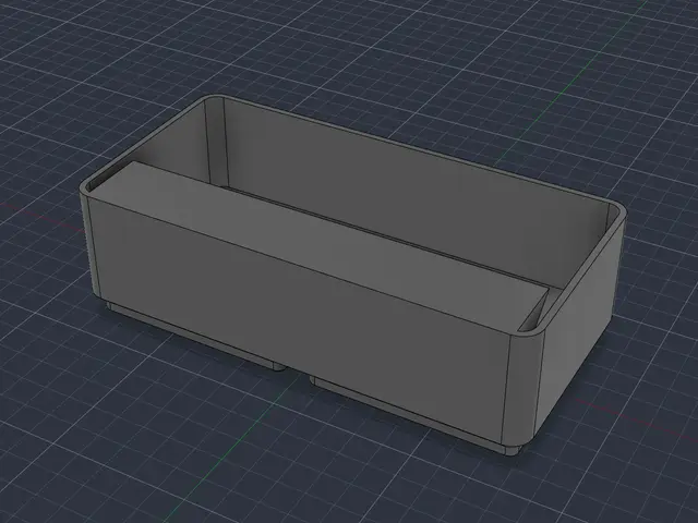 Gridfinity Rectangular Bin - Extended Modular Storage Container for Tools & Accessories — modelo 3D