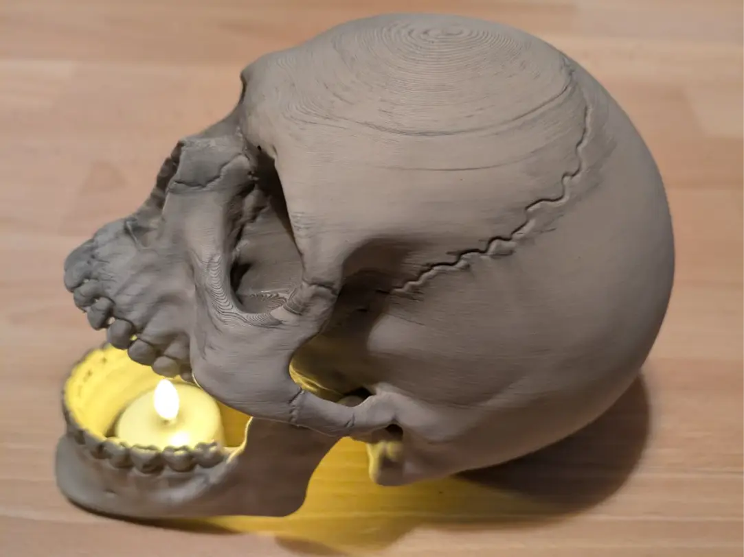 Skull Tealight Holder — modelo 3D