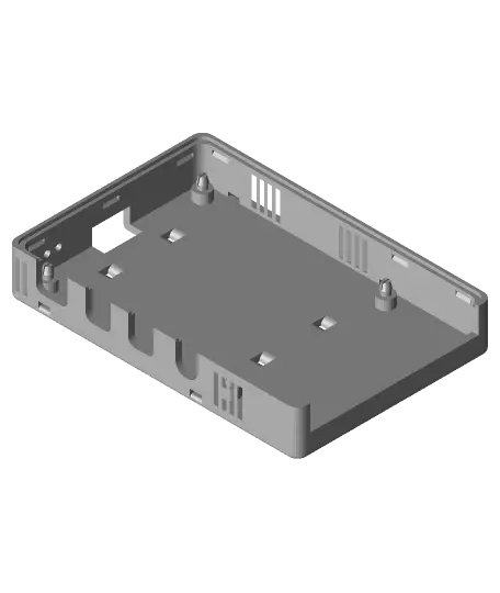 Raspberry Pi 4 B Low Profile Case (Zip Tie Mountable) — modelo 3D
