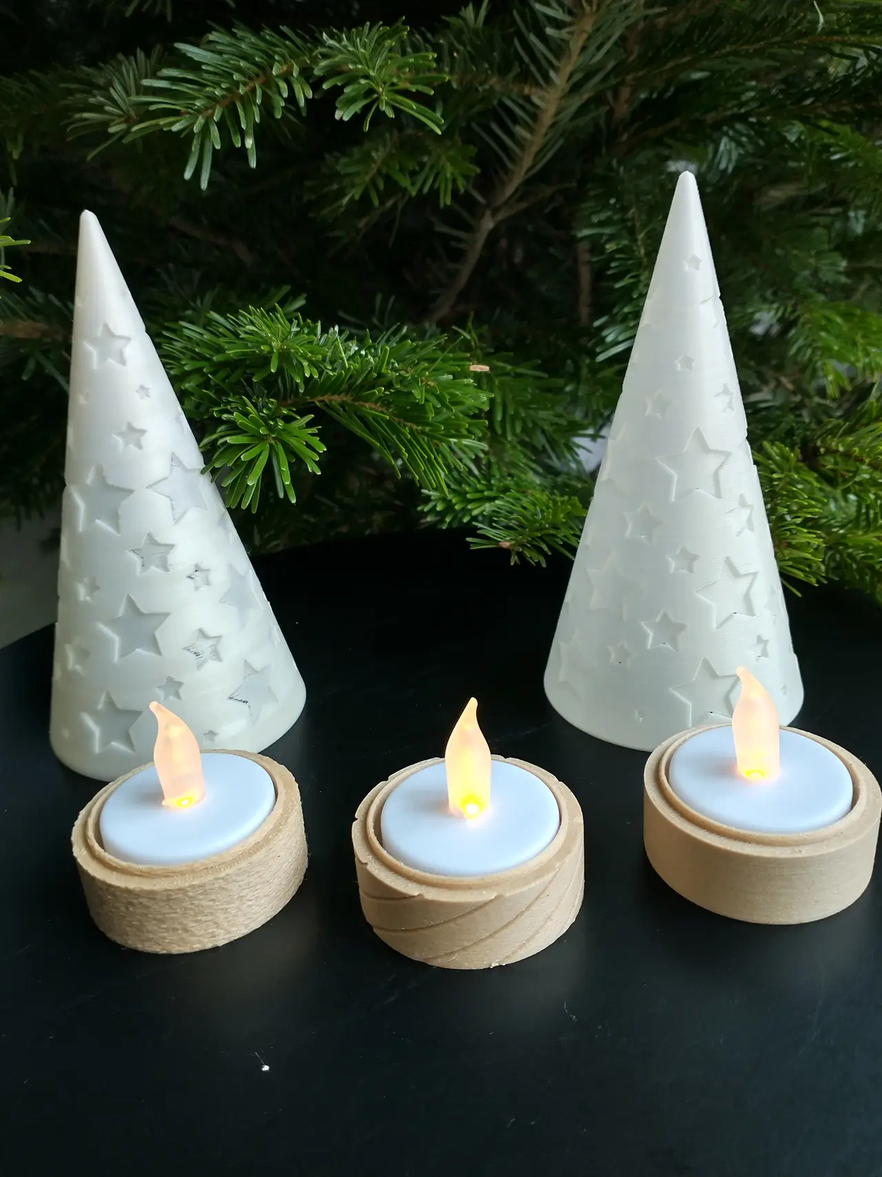 Christmas Tree tea light — modelo 3D