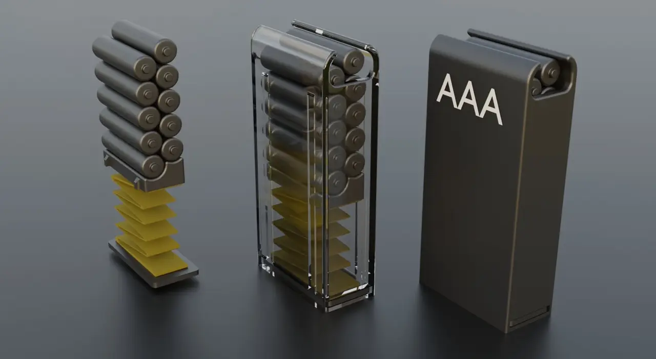 Magazine Battery holder (AAA) — modelo 3D