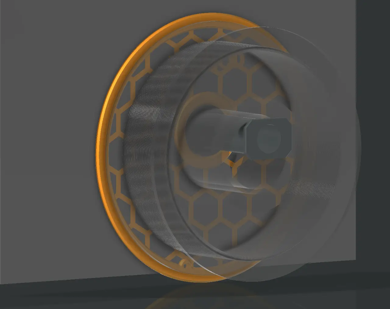 Elegoo Centauri Carbon - Side panel protector - Spool "dragging" along side panel — modelo 3D